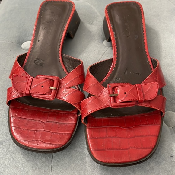 Liz Claiborne Sandals w/ Buckle ~ 8.5M - Picture 2 of 6